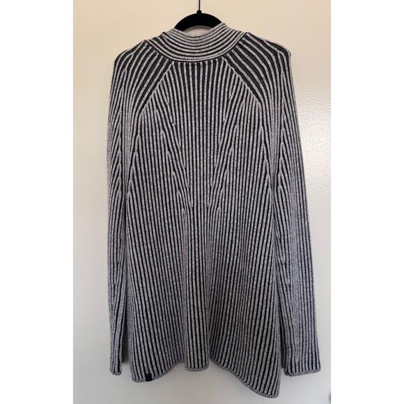 Lululemon Cotton-Cashmere Blend Sweater Wrap Powdered Clay Lakeside Size 6 - Picture 5 of 6